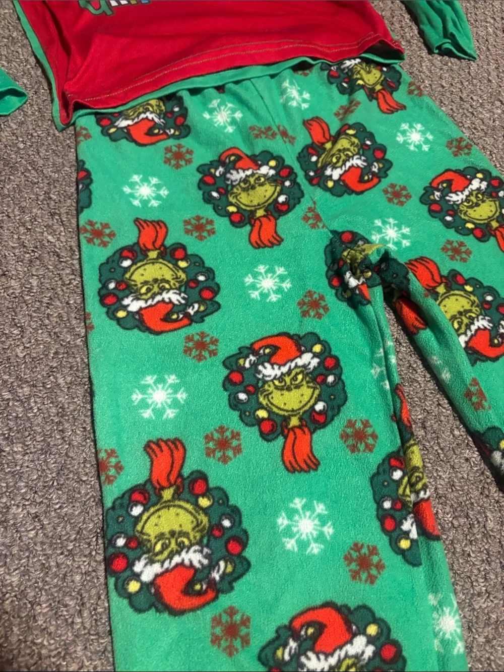 Kids Merry Grinchmas Pajama Set
